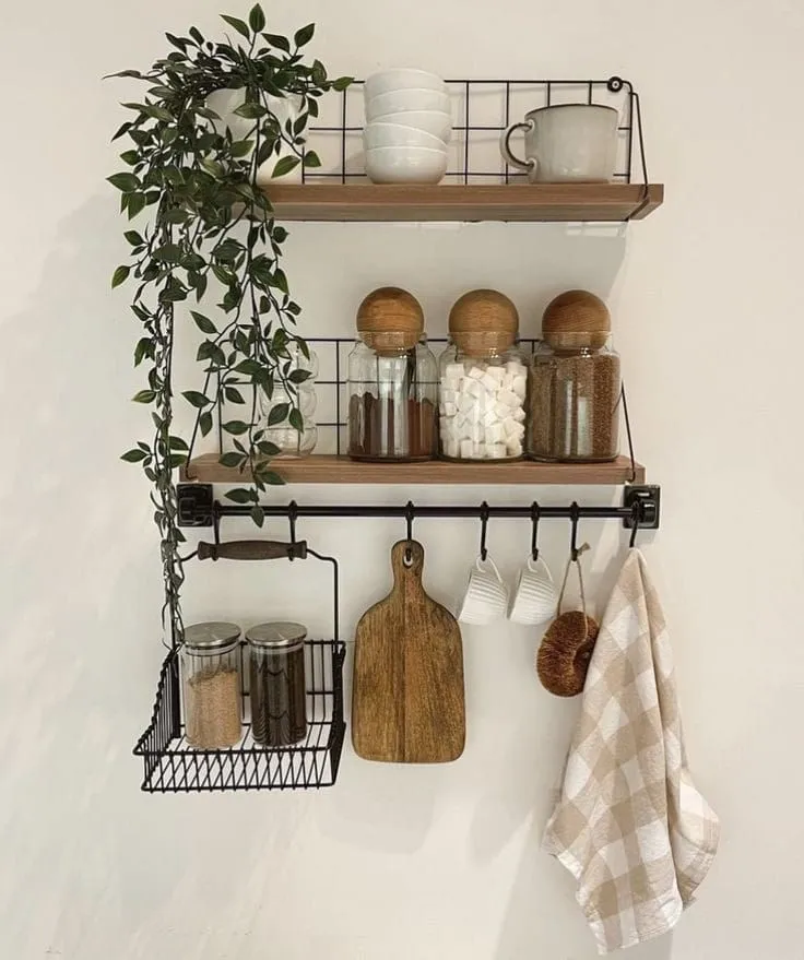 14607 kitchen decor pans centerpiece