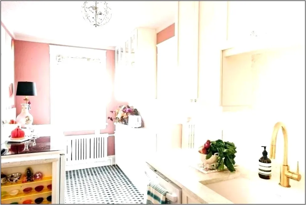 14614 vintage pink kitchen overview