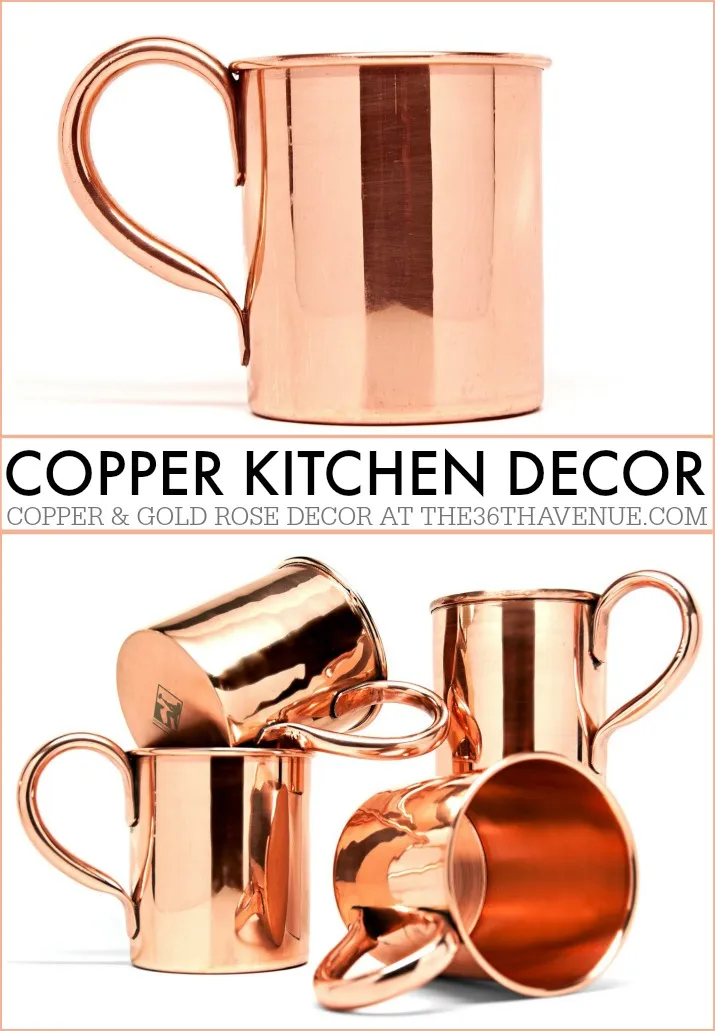 14617 copper cookware display