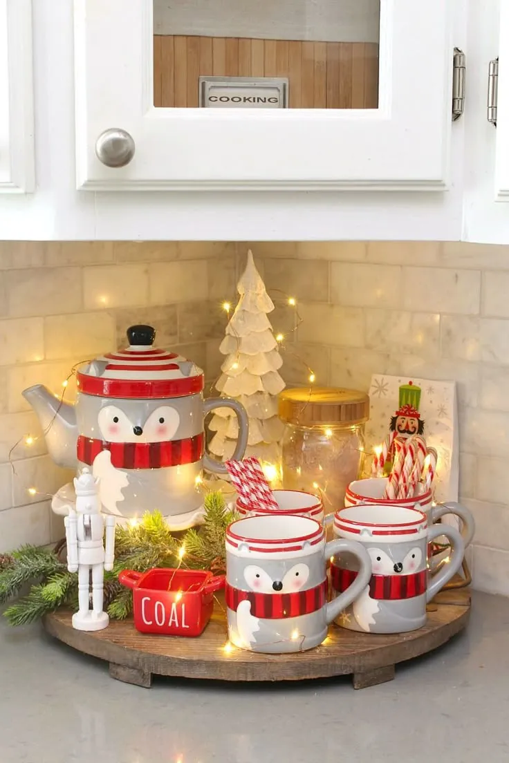 14643 modern christmas kitchen