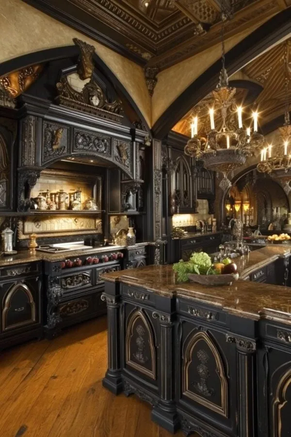 14657 dark kitchen color palette