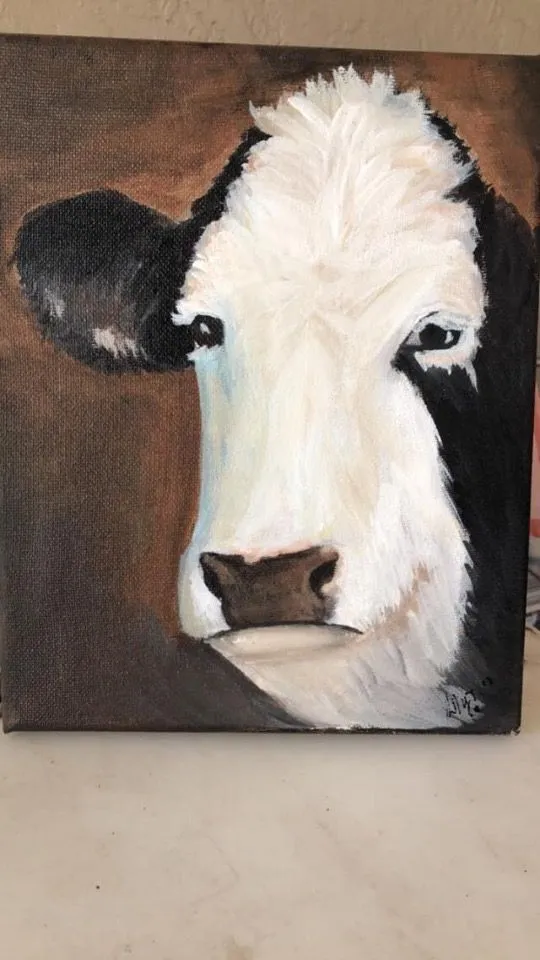 14701 holstein wooden decor