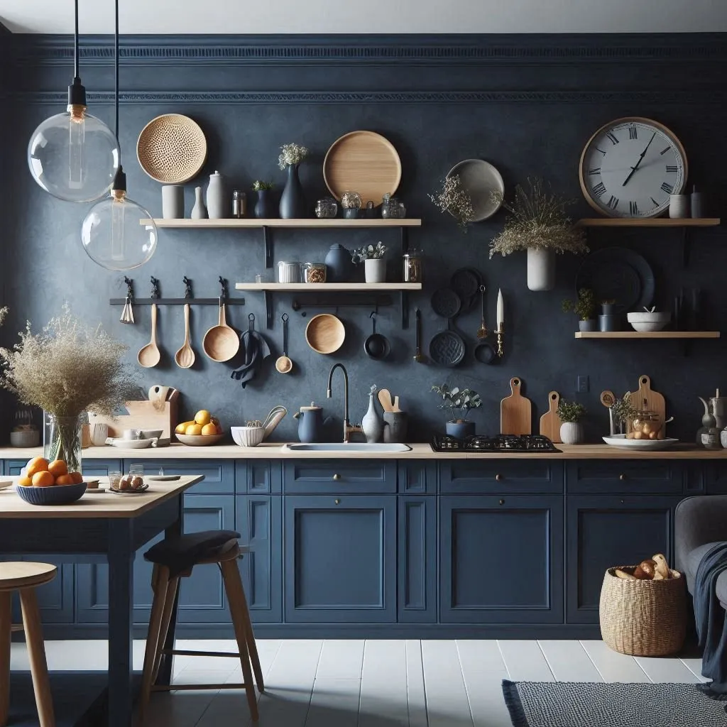 14709 navy blue and tan kitchen inspiration1