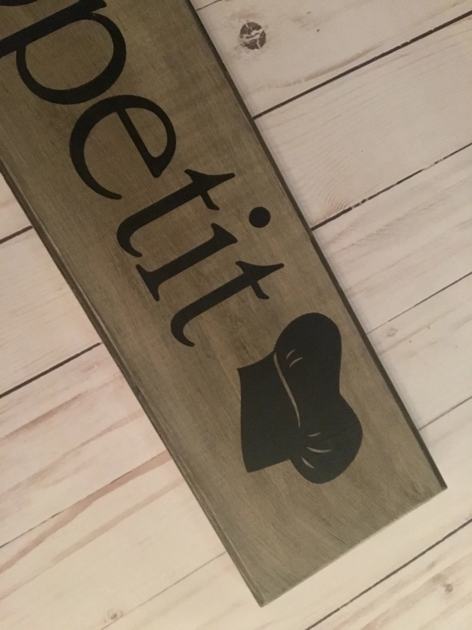 14715 wooden kitchen sign