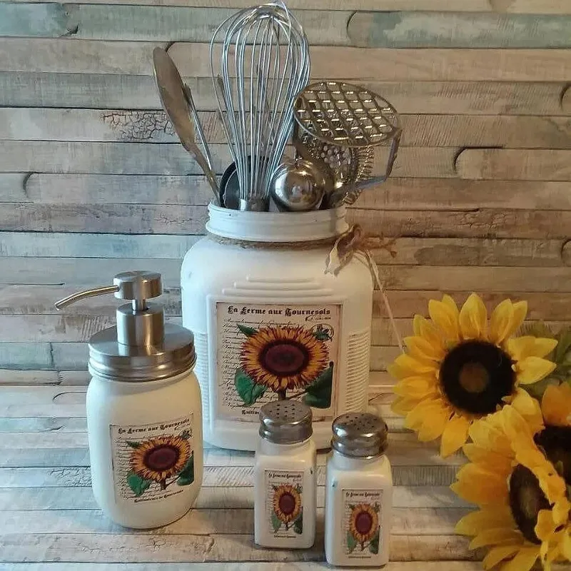 14716 sunflower kitchen textiles
