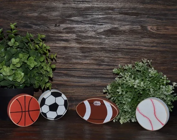 14717 sports kitchen decor memorabilia