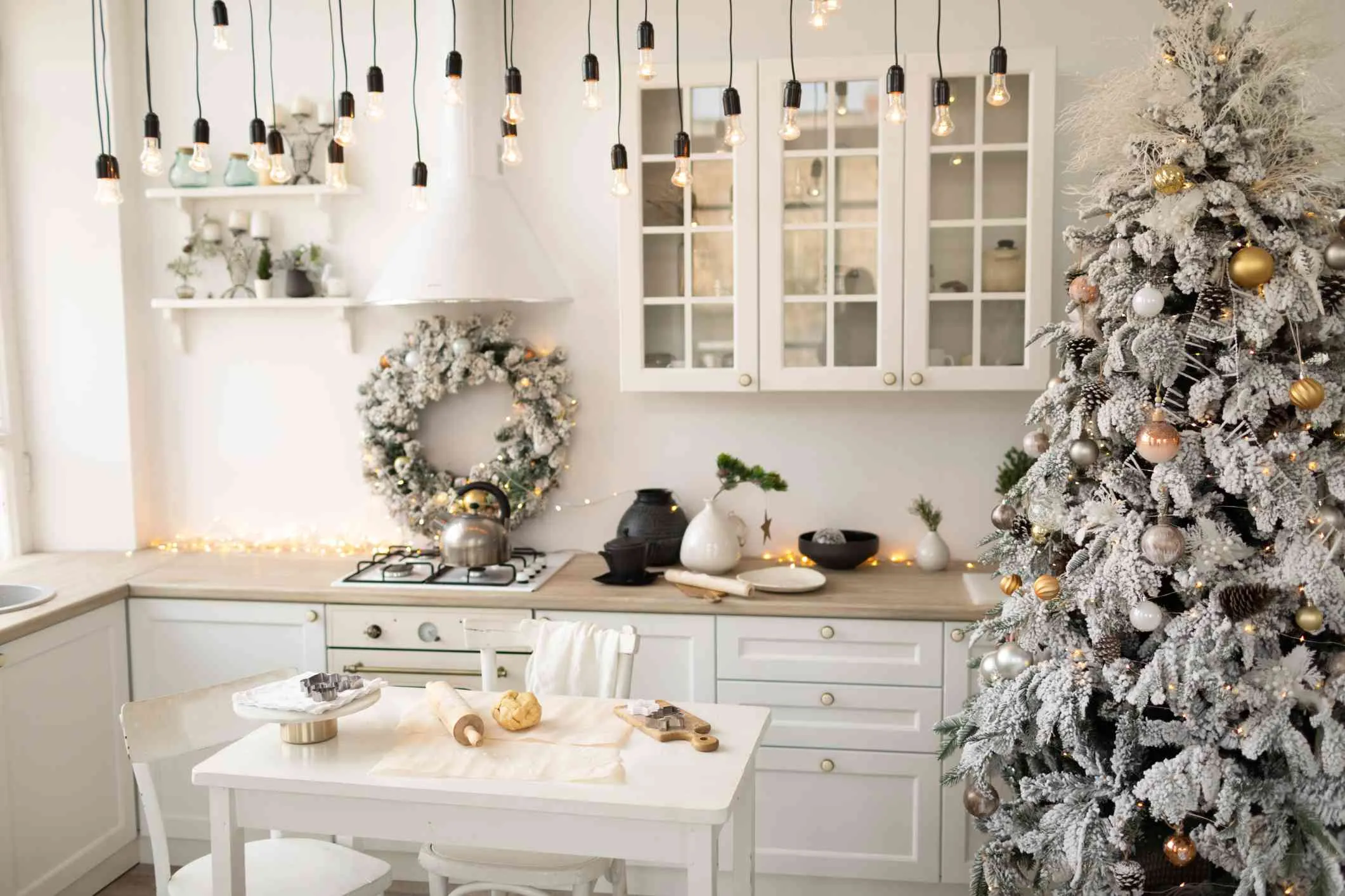14724 xmas kitchen garland