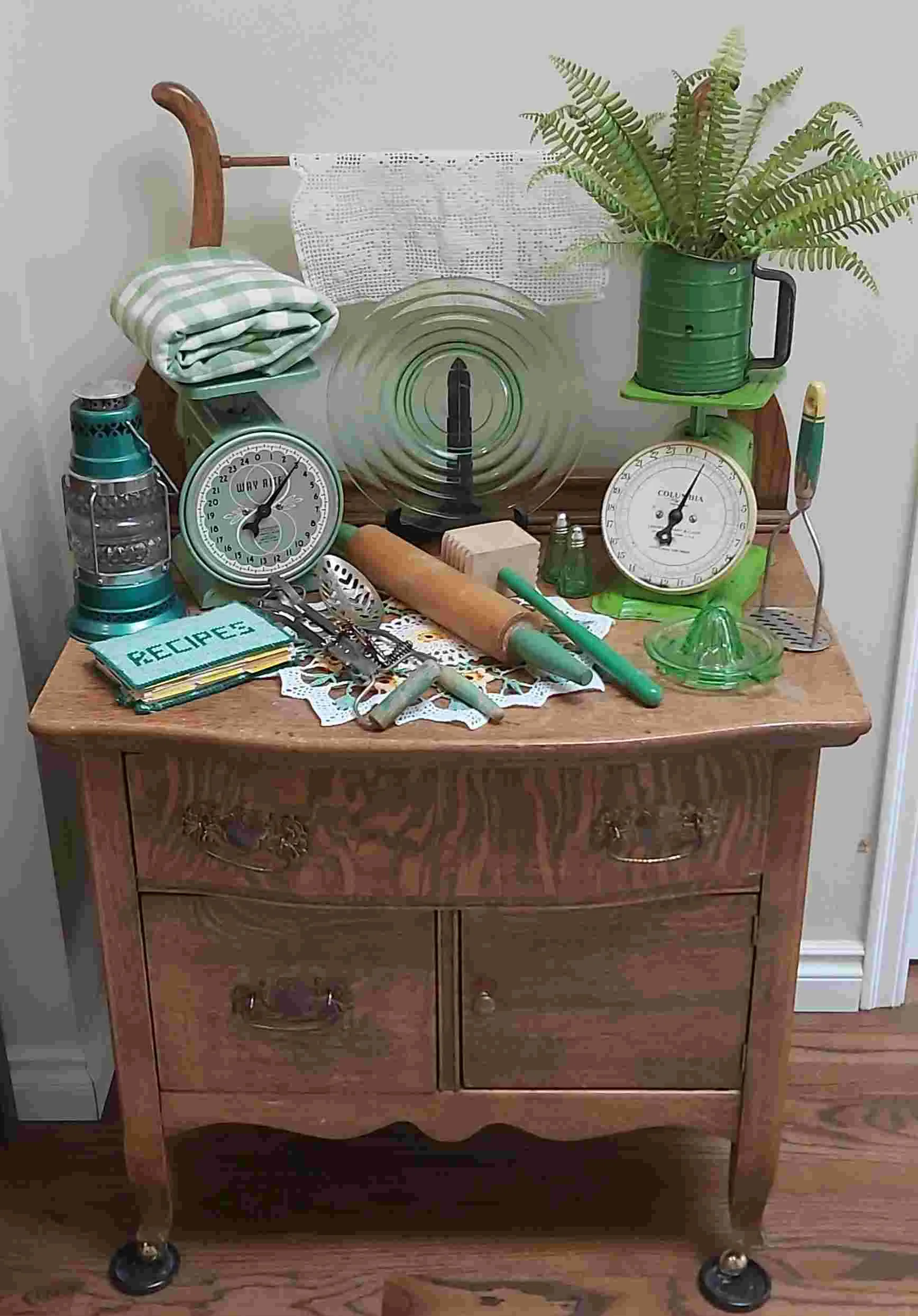 14728 green kitchen appliances