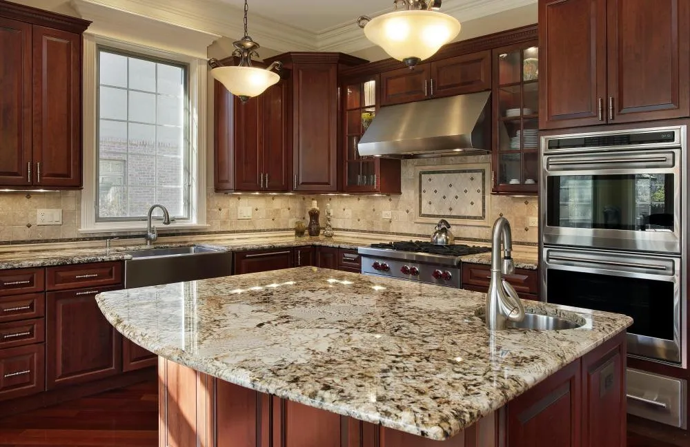 14763 cherry wood backsplash
