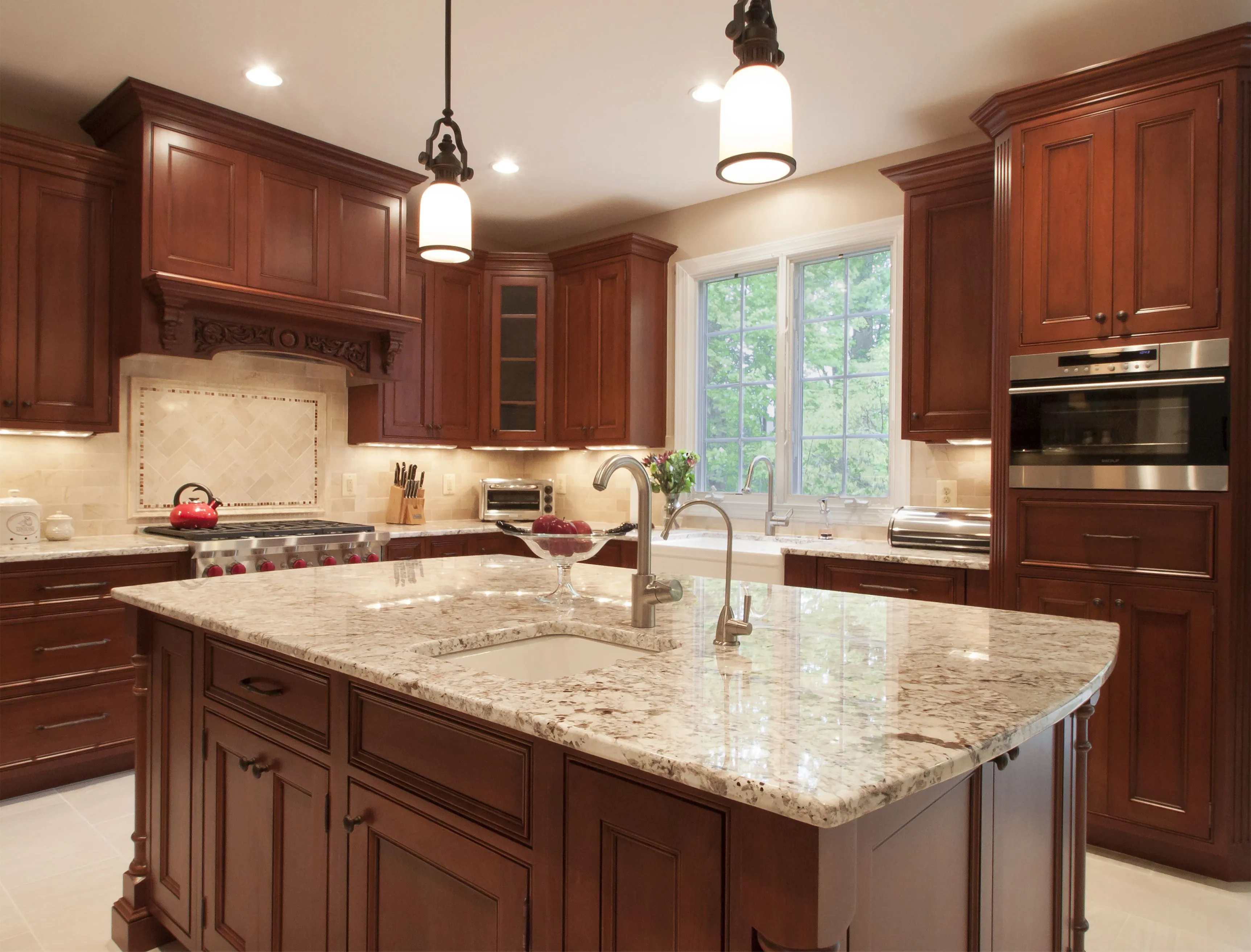 14763 cherry wood countertop pairing