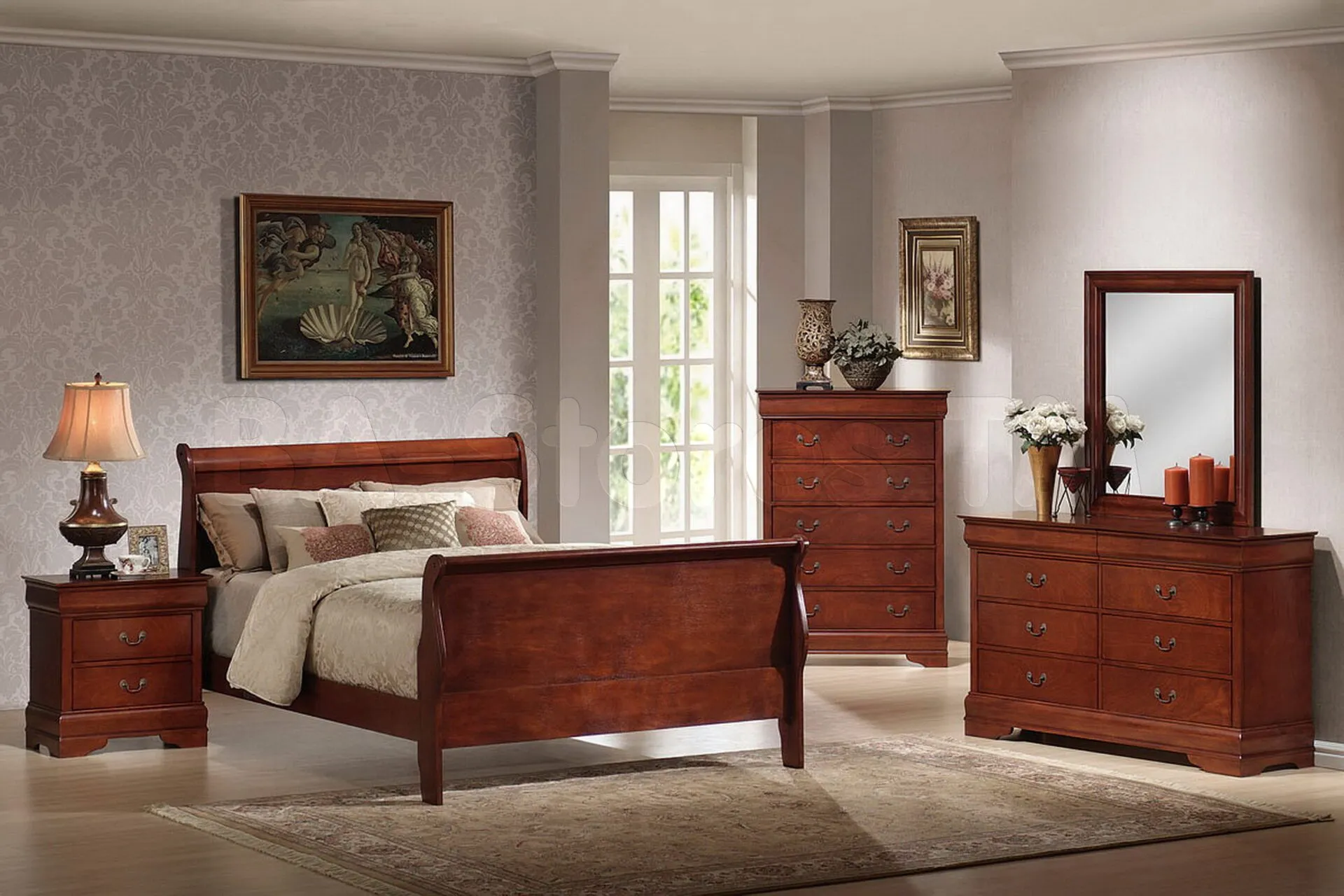 14763 cherry wood kitchen overview