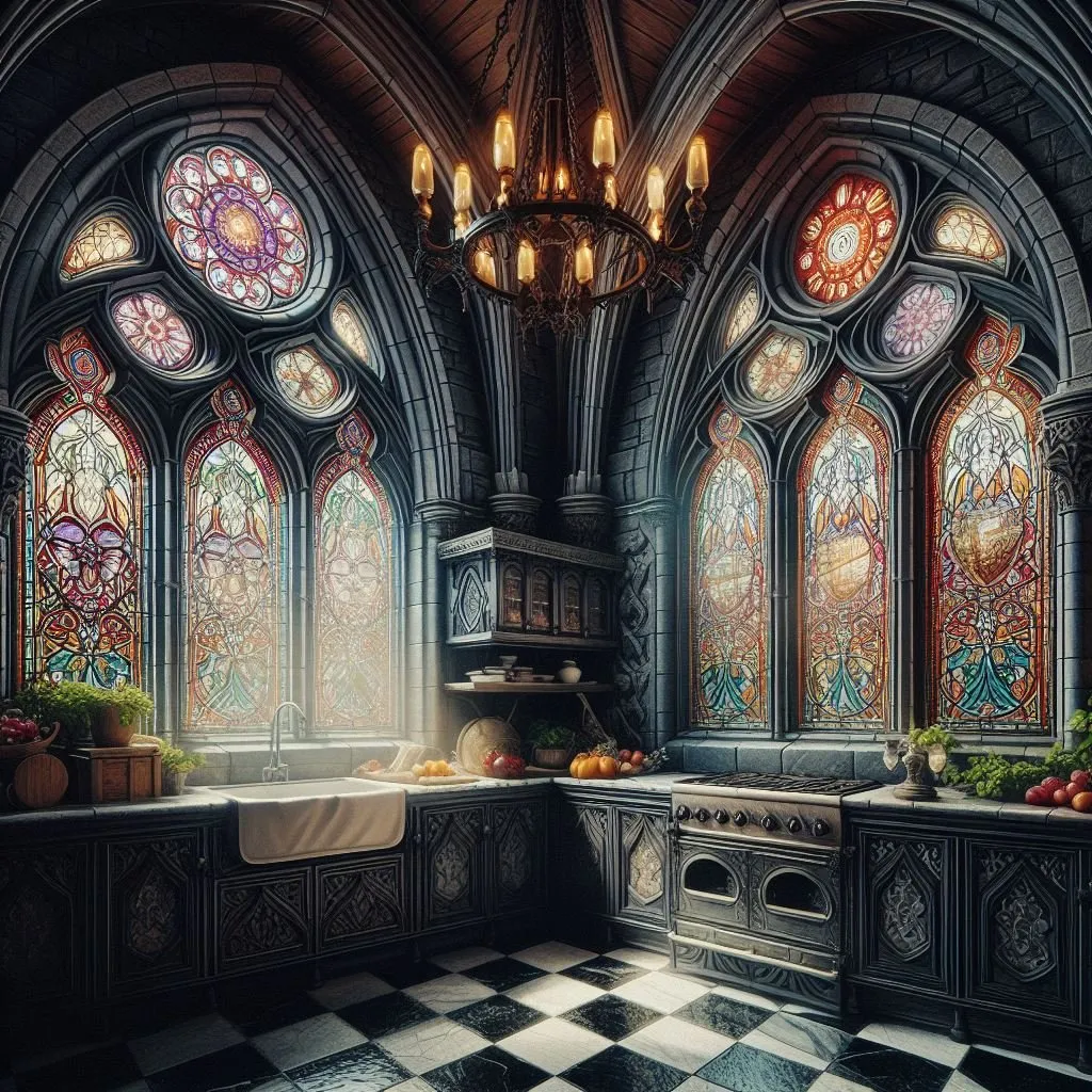 14764 gothic kitchen lighting
