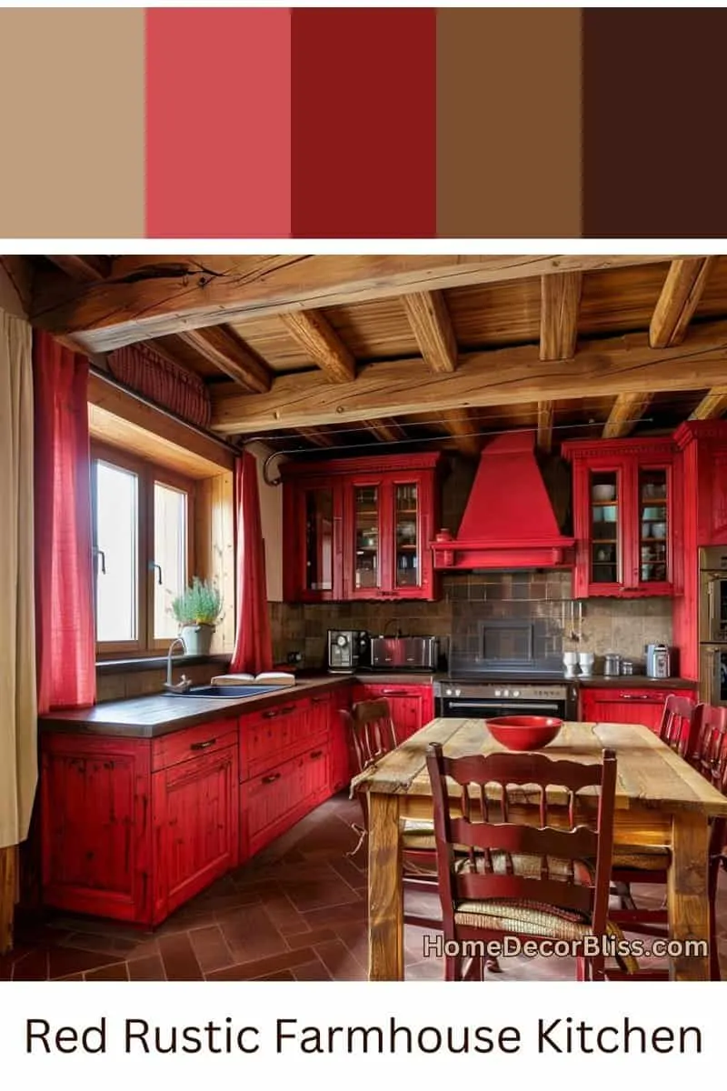 14783 rustic red kitchen inspiration