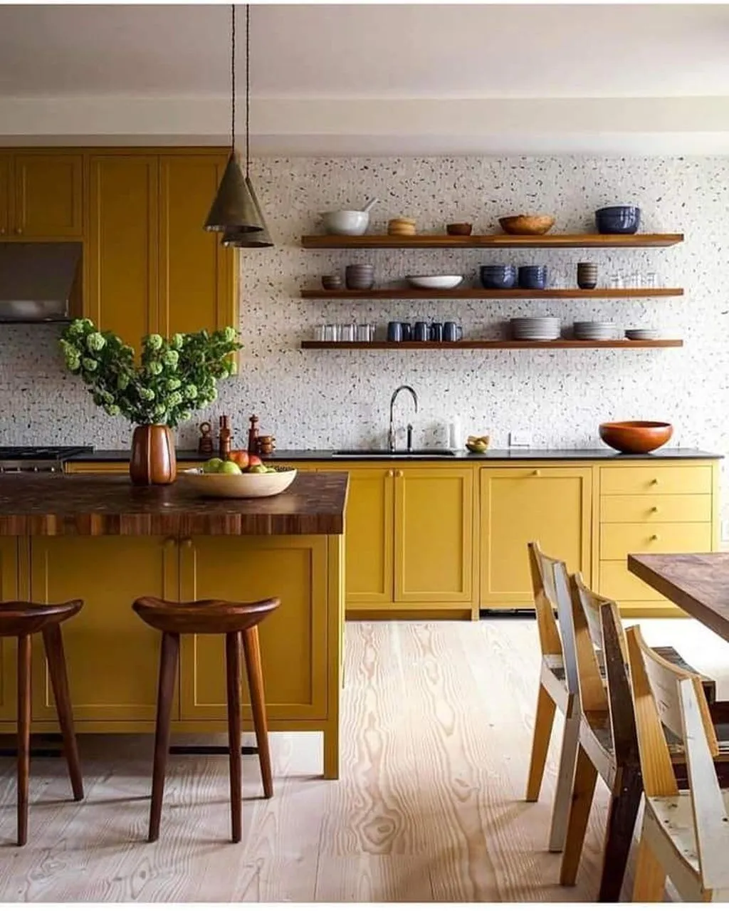 14788 yellow and gray kitchen texture