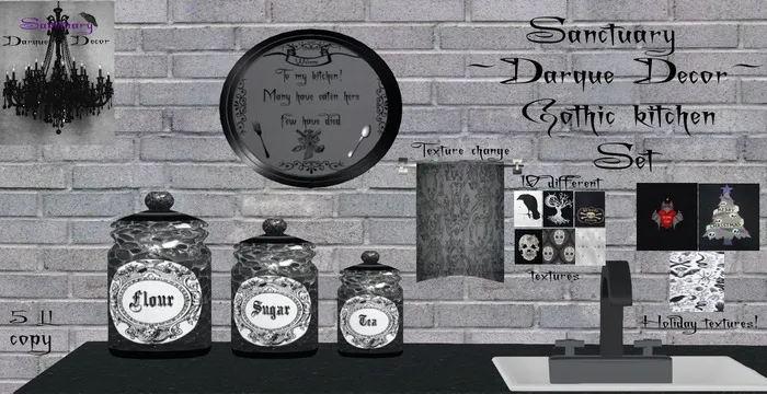 14815 gothic kitchen styling
