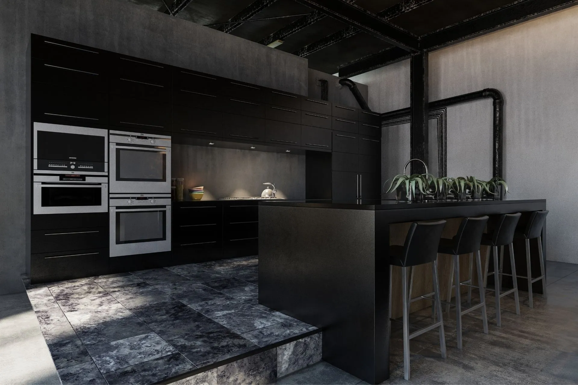 14818 gothic kitchen paint