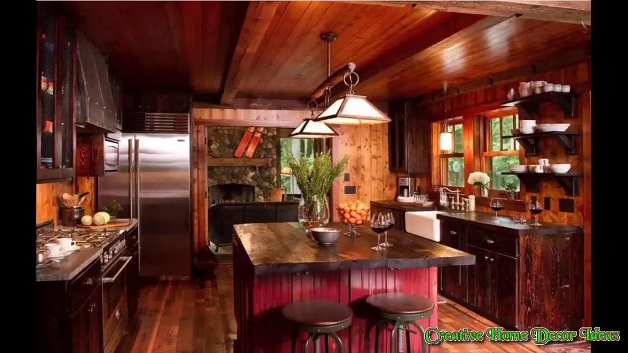 14819 rustic red kitchen inspiration