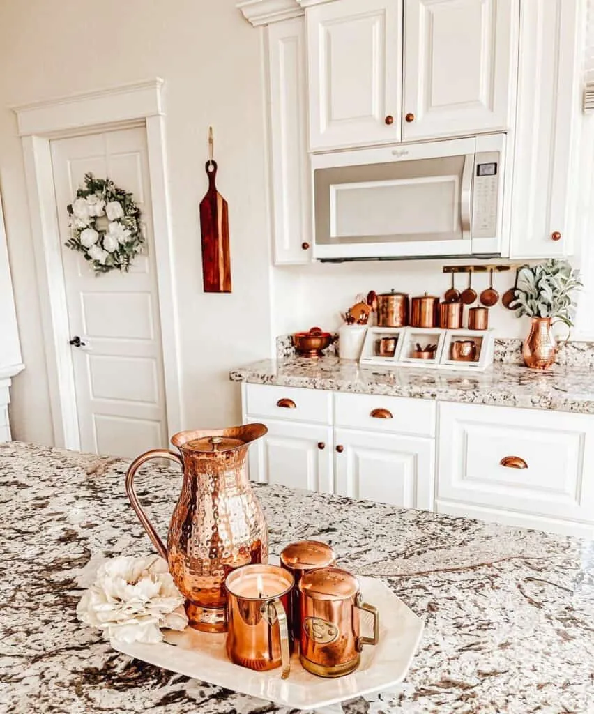 14833 copper utensil holders
